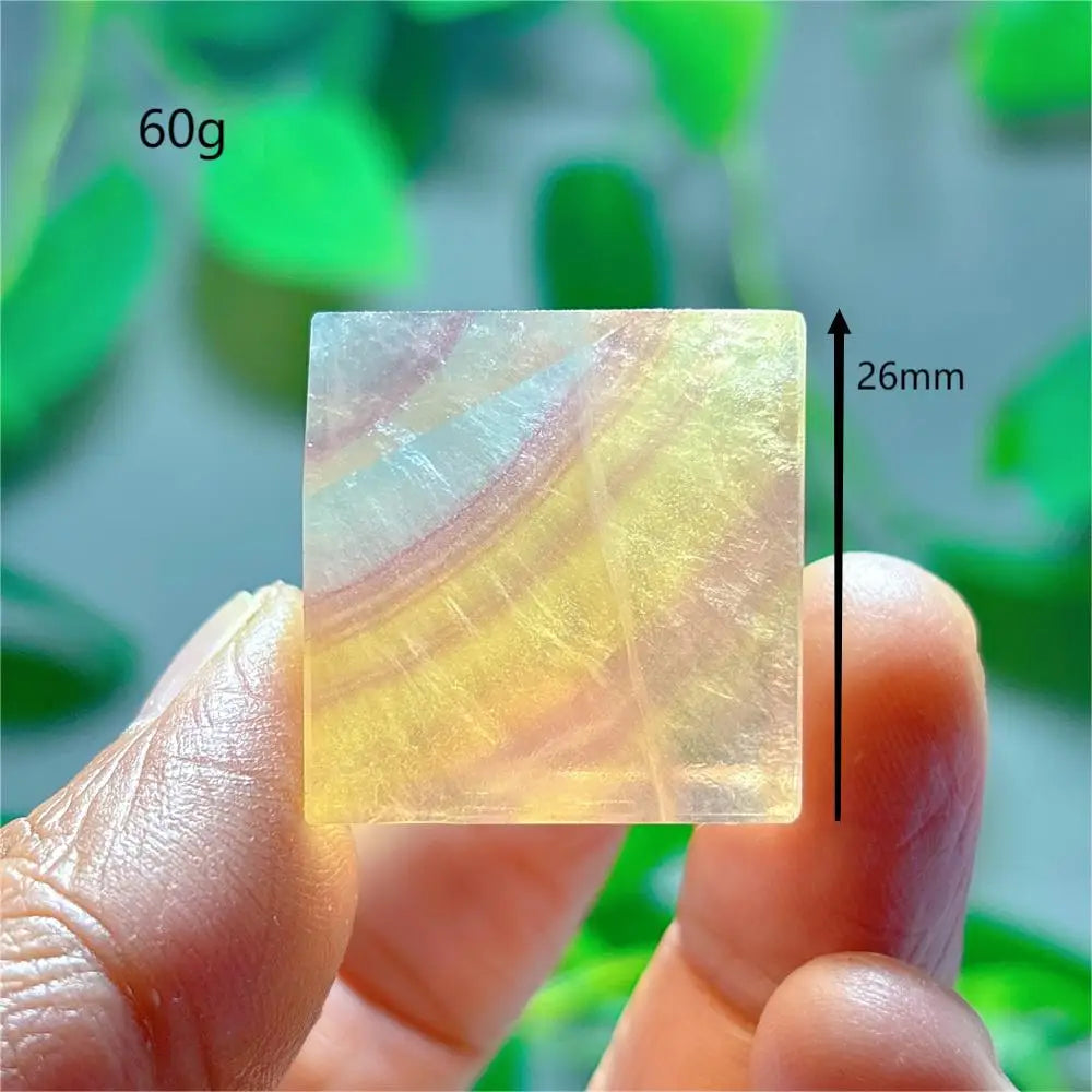 Natural Banded Candy Fluorite Cubes