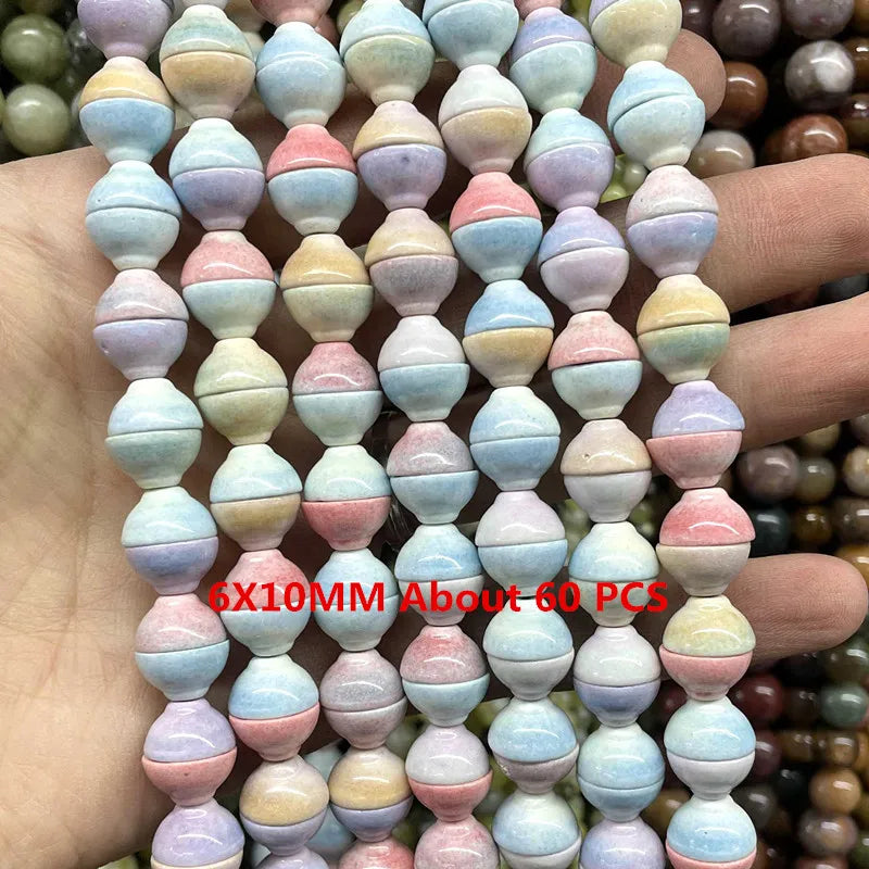 Pastel Rainbow Agate Bead Strand