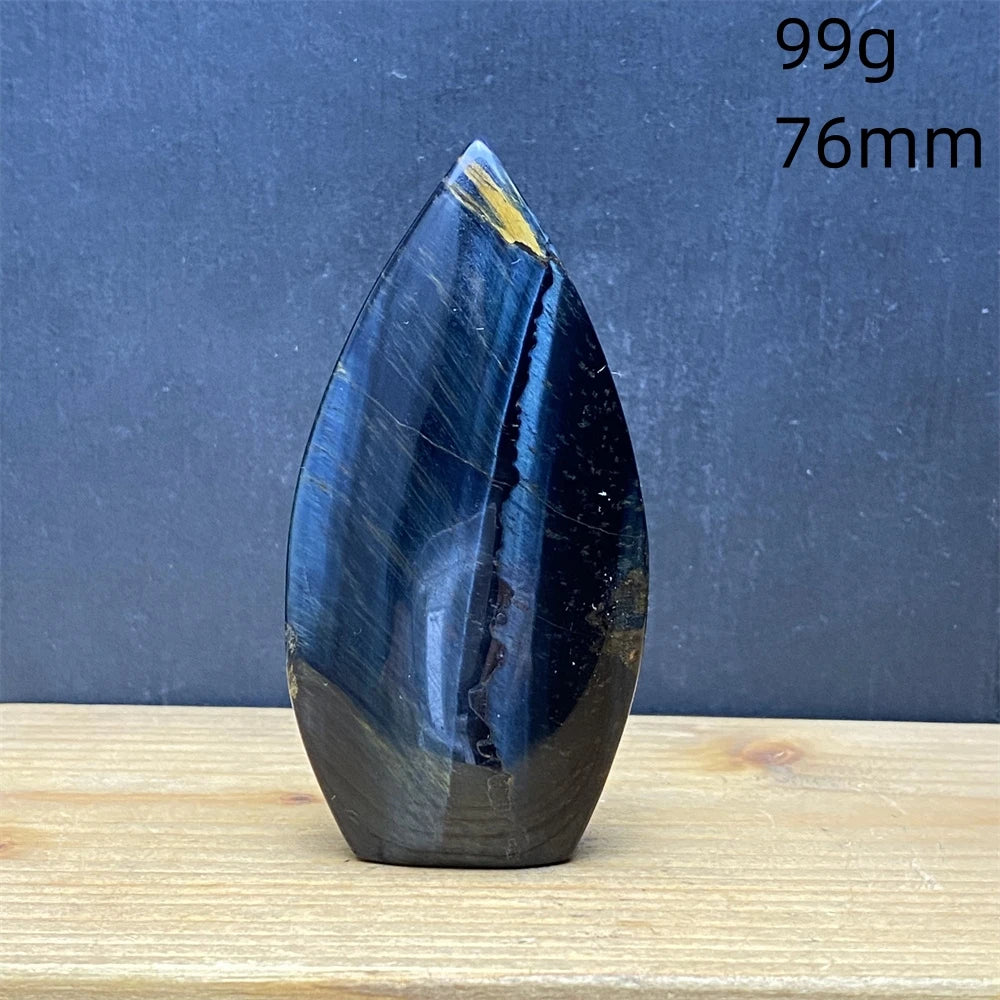 Natural Golden Blue Tigers Eye Torch