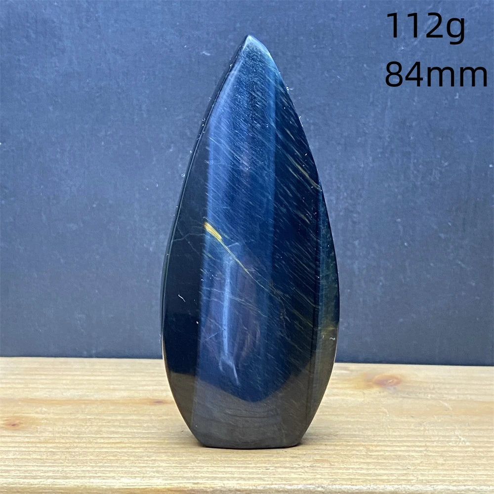 Natural Golden Blue Tigers Eye Torch