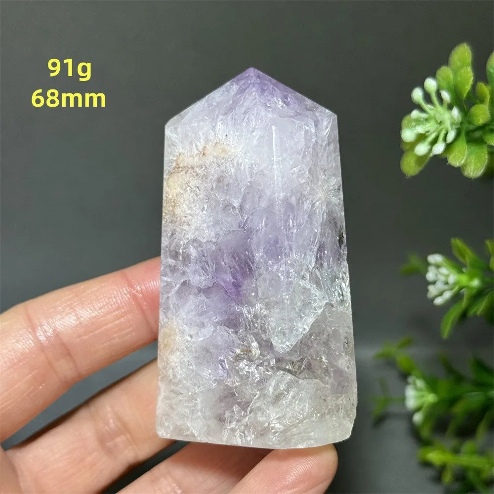 HQ Pink Amethyst Flower Agate Tower