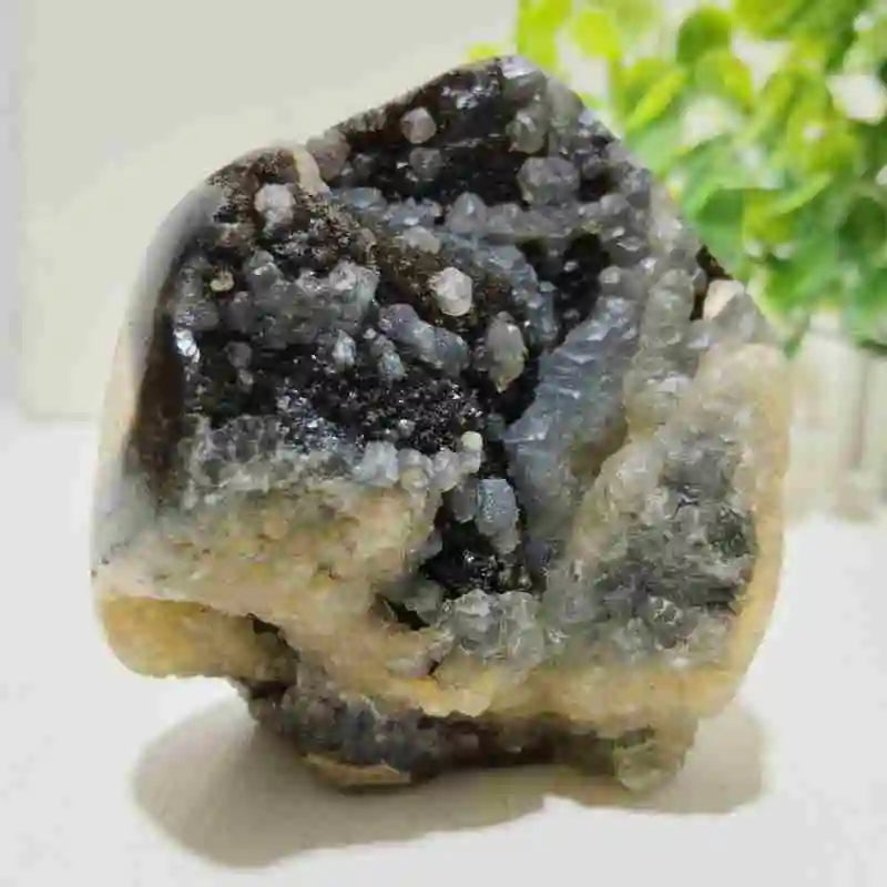 Natural Septarian Geode Freeform Cluster