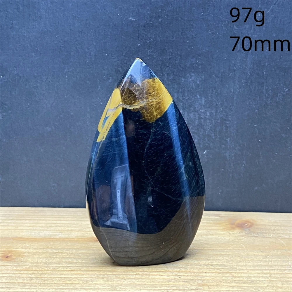 Natural Golden Blue Tigers Eye Torch
