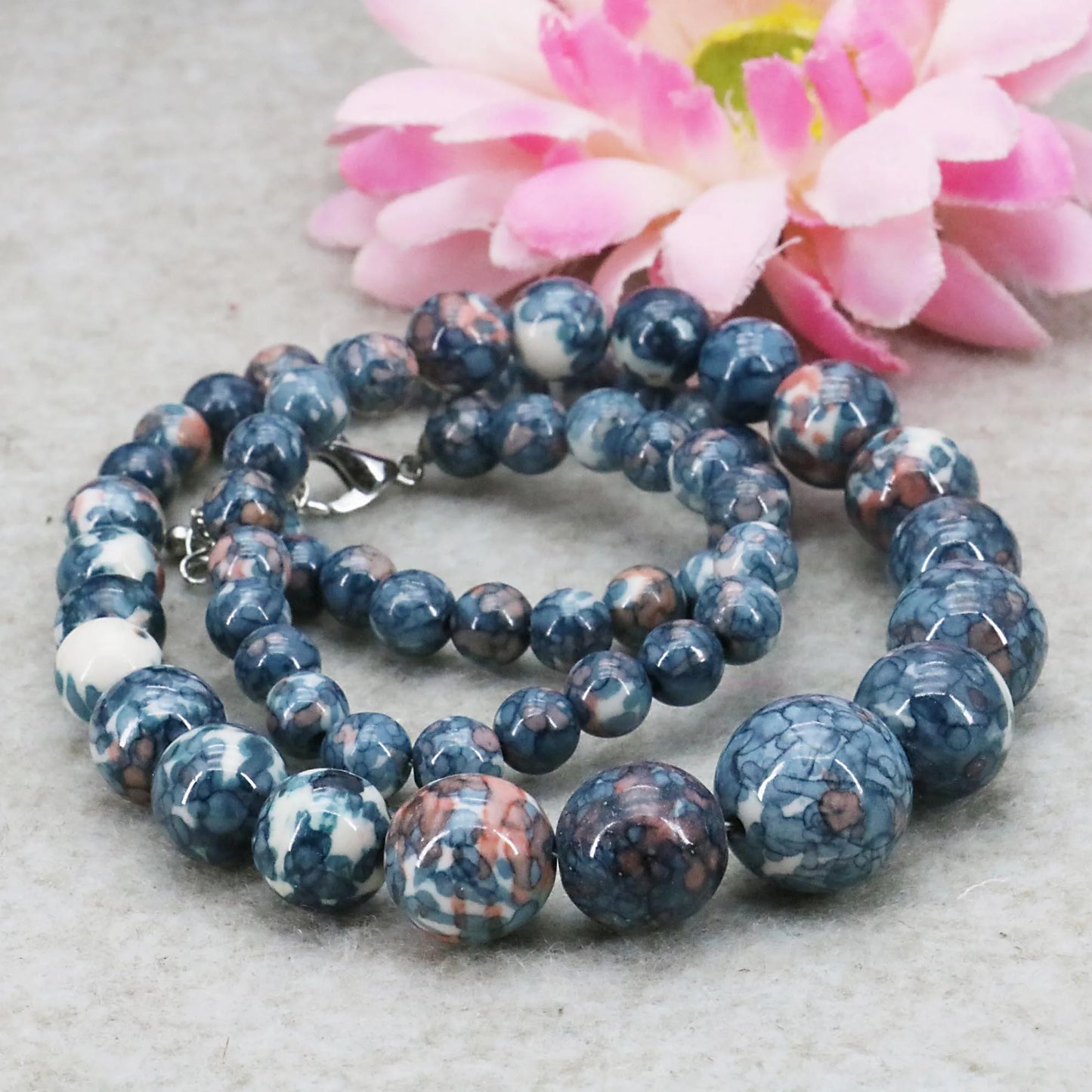 6-14mm Rainflower Bead Strand