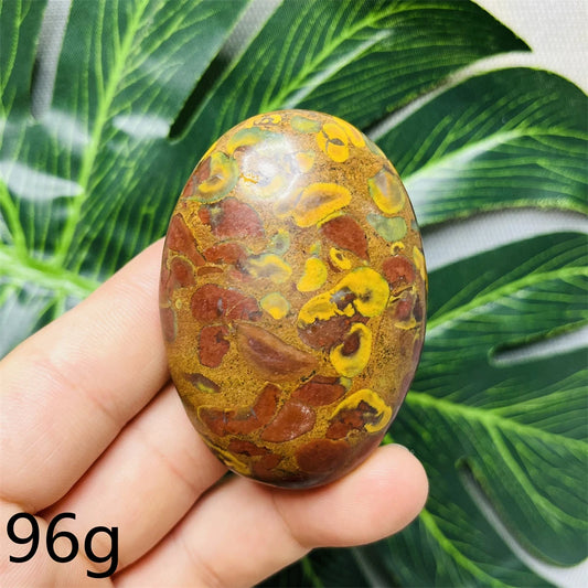 Natural Yellow/Green Opal Palmstone