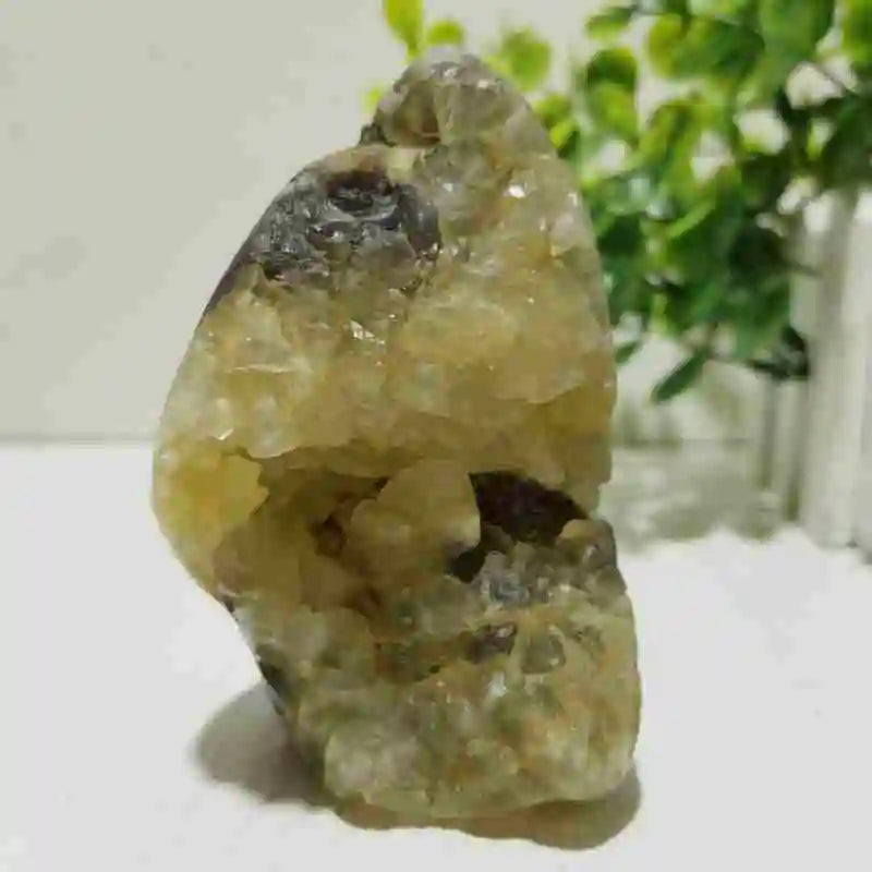 Natural Septarian Geode Freeform Cluster