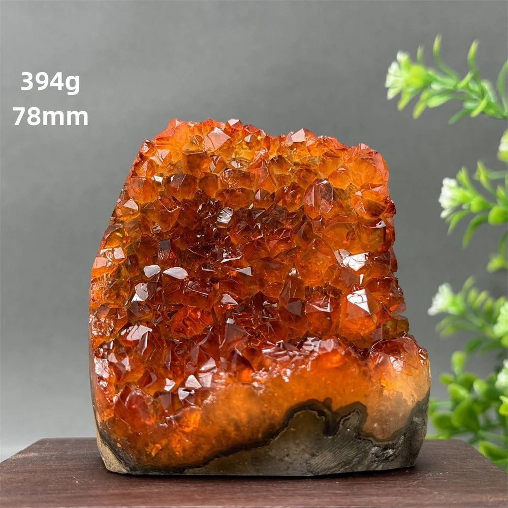 HQ Brazilian Citrine Freeform Geode