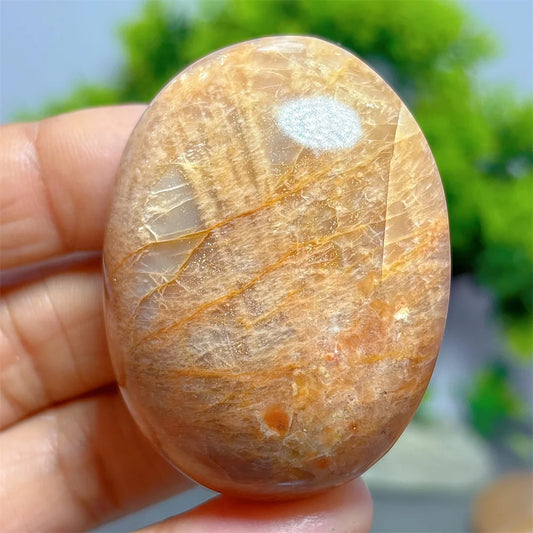 Natural Golden Sunstone Palmstone