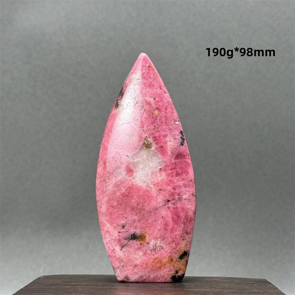 Natural Red Rhodochrosite Free-Form Torch