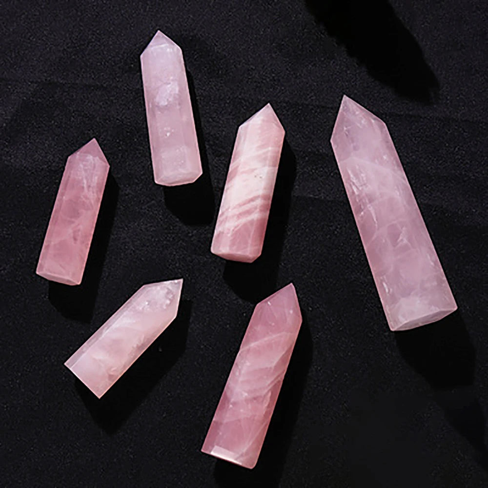 Tours de quartz rose