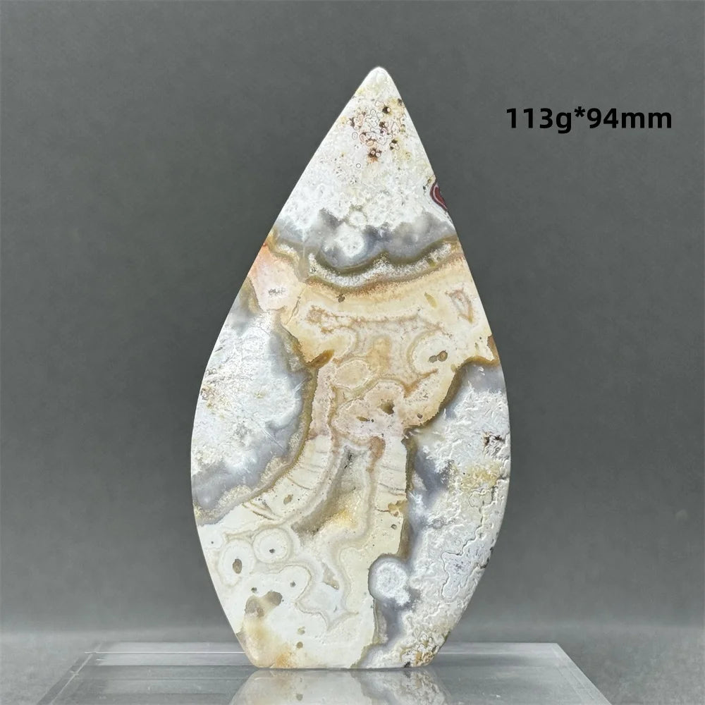 Natural Mexican Crazy Lace Agate Freeform Torch
