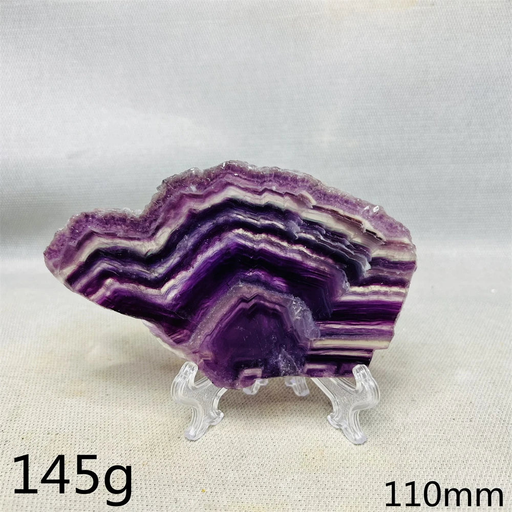 Natural Lightning Rainbow Fluorite Slab