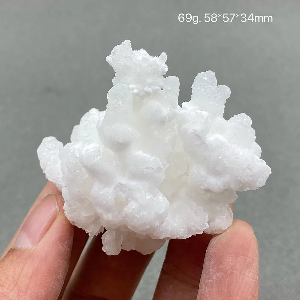 100% Natural Hydrozincite Mineral Specimen (Crystal Flower)
