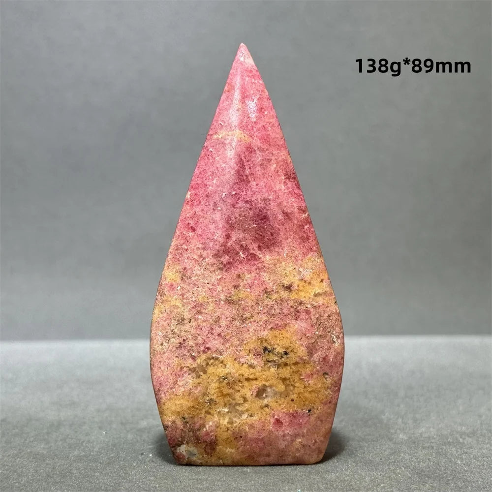 Natural Red Rhodochrosite Free-Form Torch