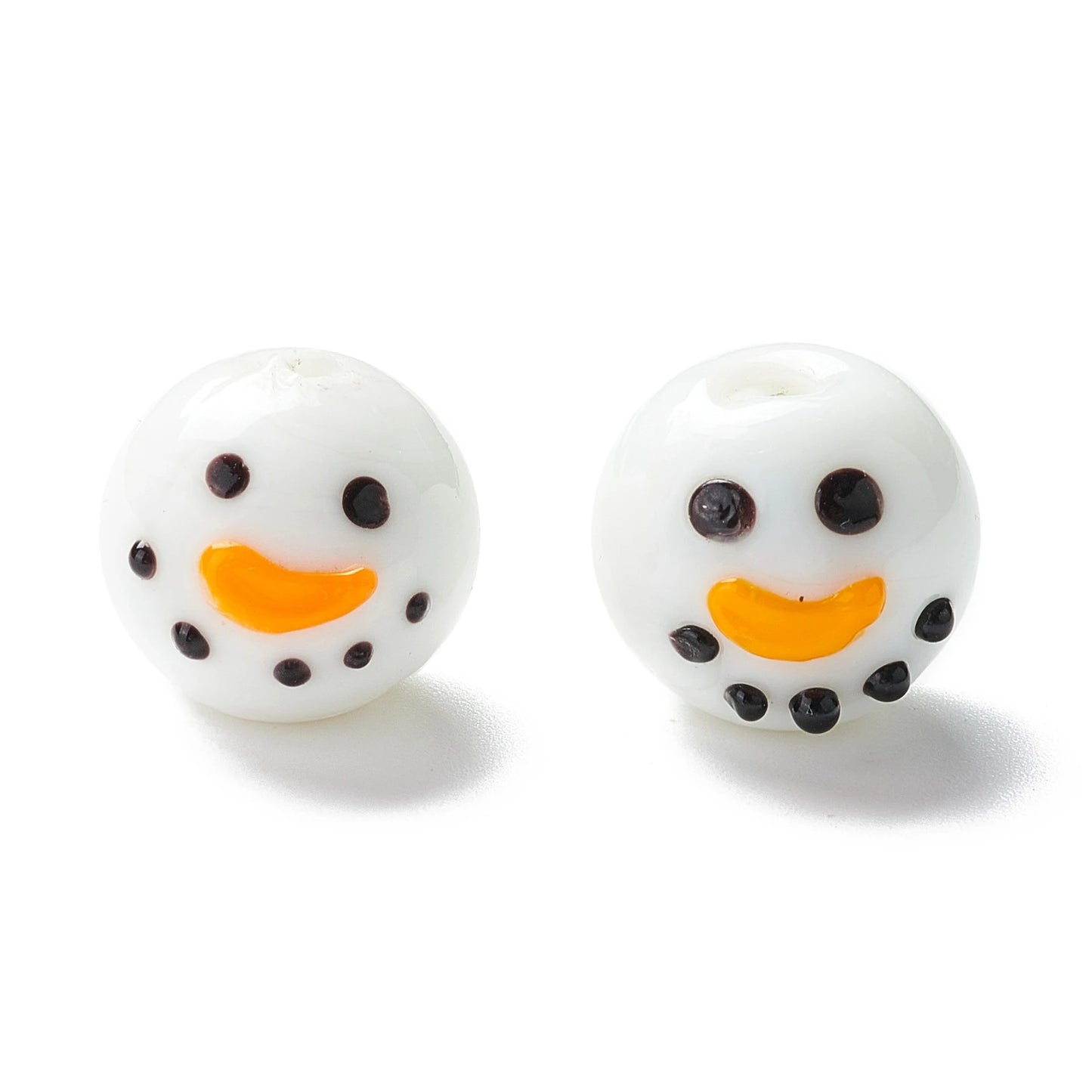5pcs Handmade Glass Lampwork Chicken Beads