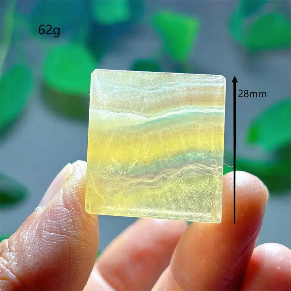 Natural Banded Candy Fluorite Cubes