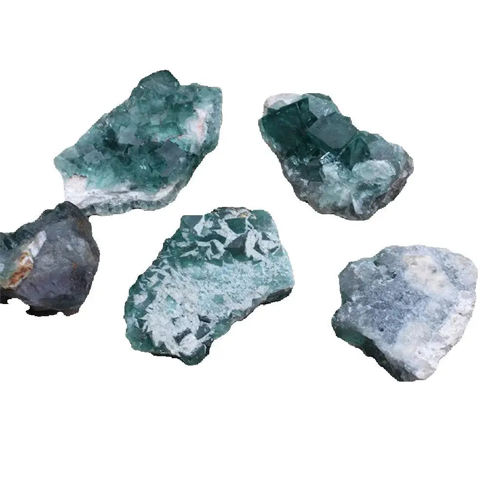 Cristaux naturels fluorite verte spécimen minéral cluster pierres et cristal de guérison 1pc