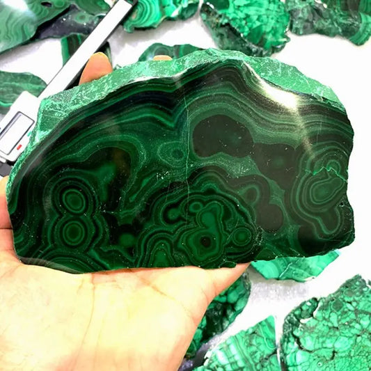 Natural Malachite Slate Cut Sheet