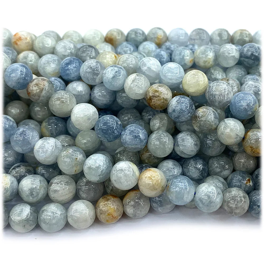 HQ Natural Celestine Bead Strand (6/8/10mm)