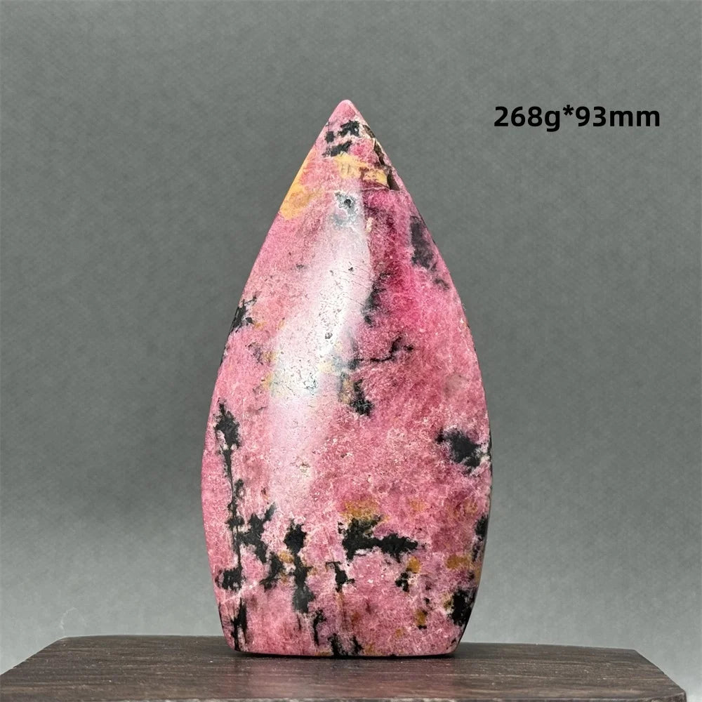 Natural Red Rhodochrosite Free-Form Torch
