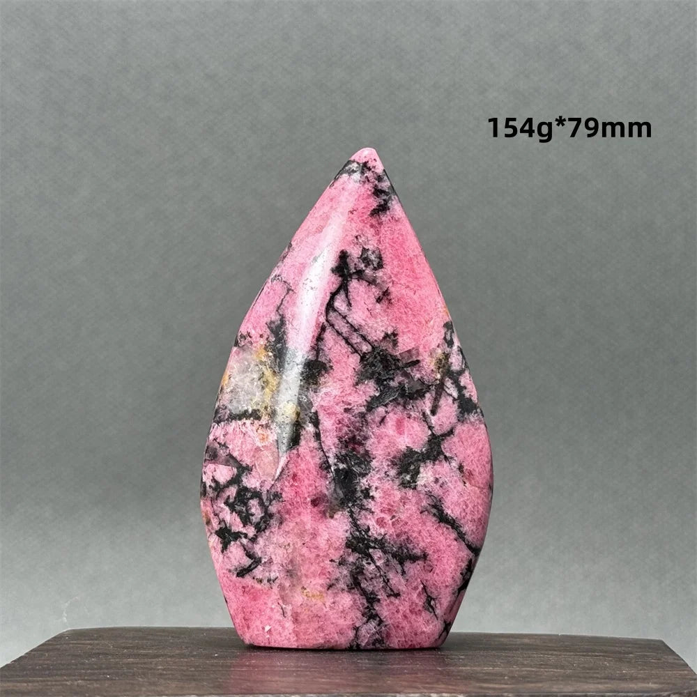 Natural Red Rhodochrosite Free-Form Torch