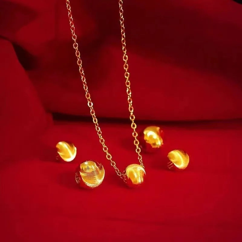 24k 999 Pure Gold Cat Eye Bead