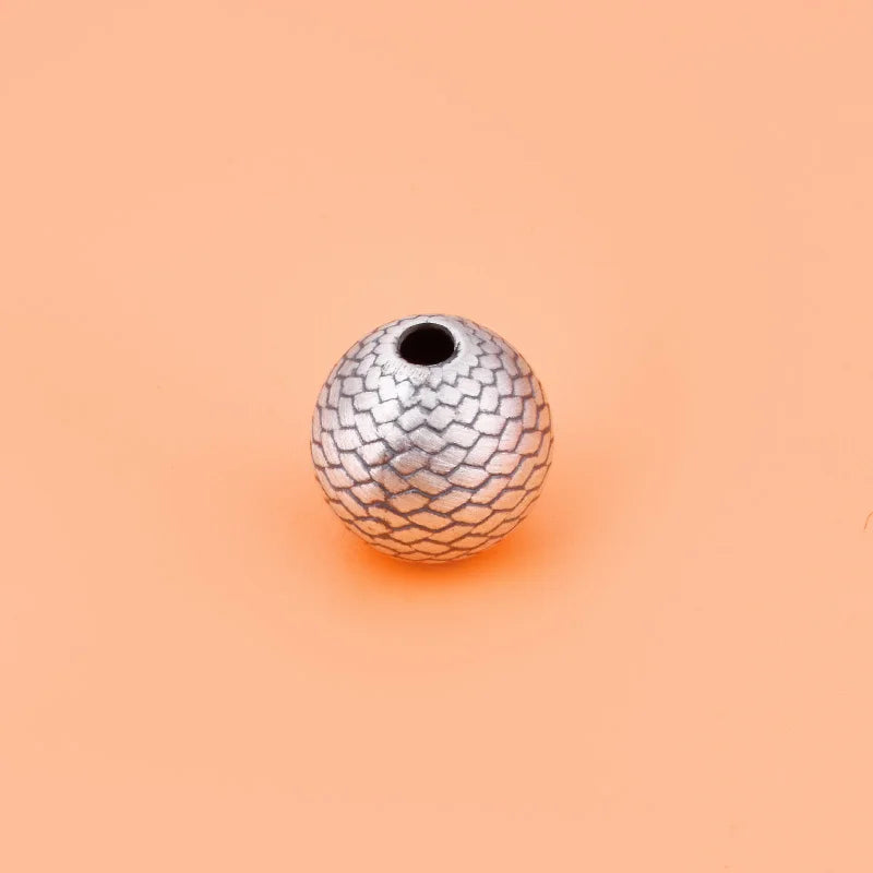 999 Sterling Silver Round Bead