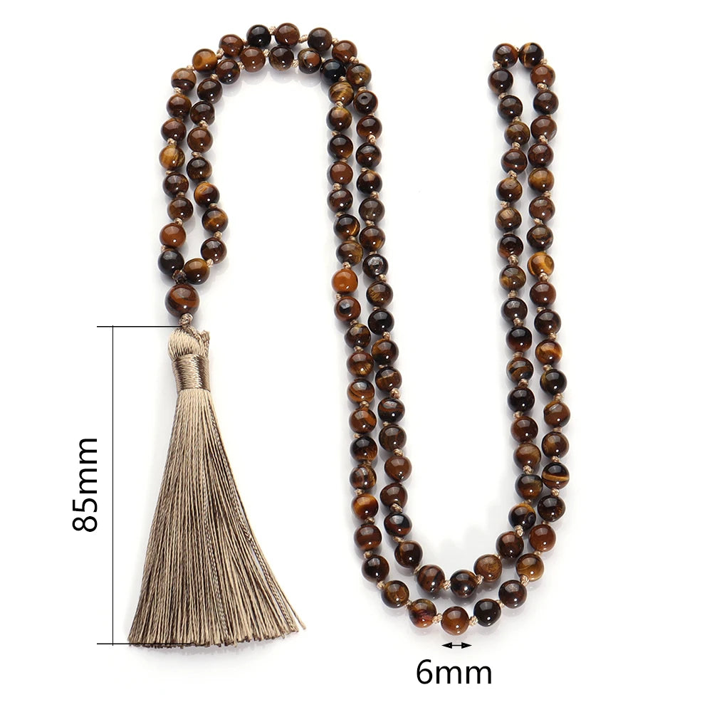 Collier de 108 perles Mala