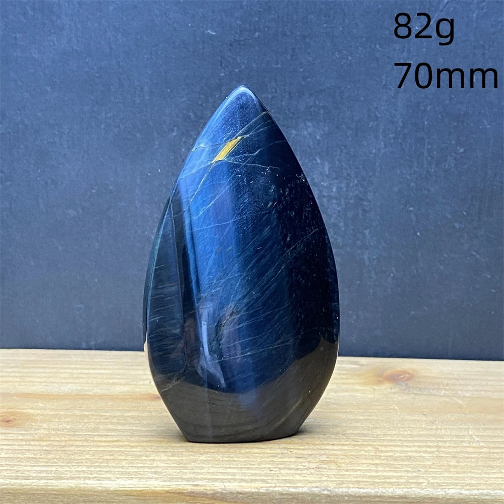 Natural Golden Blue Tigers Eye Torch