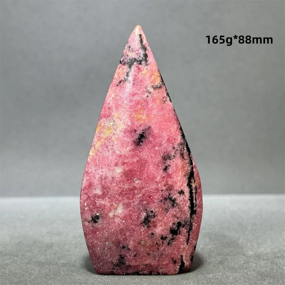 Natural Red Rhodochrosite Free-Form Torch