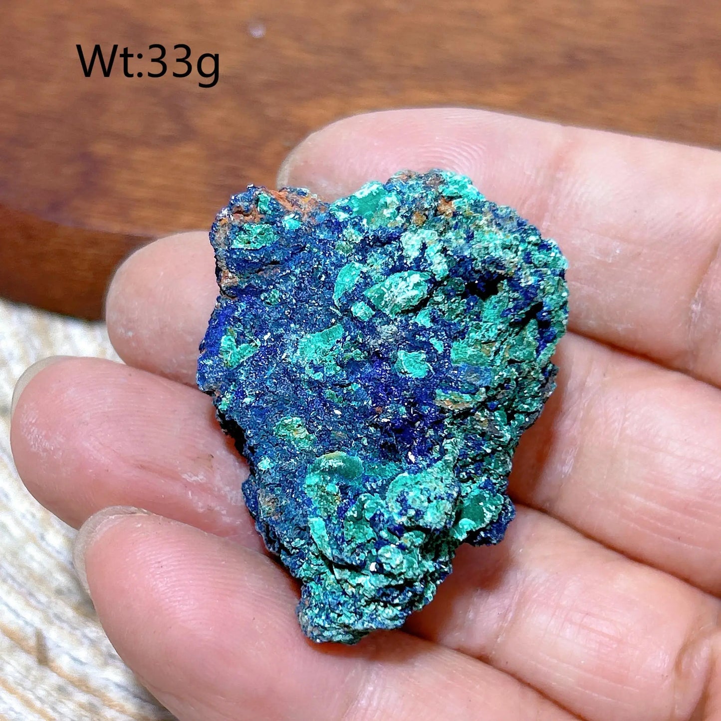 HQ Natural Chrysocolla With Azurite Specimen Medium