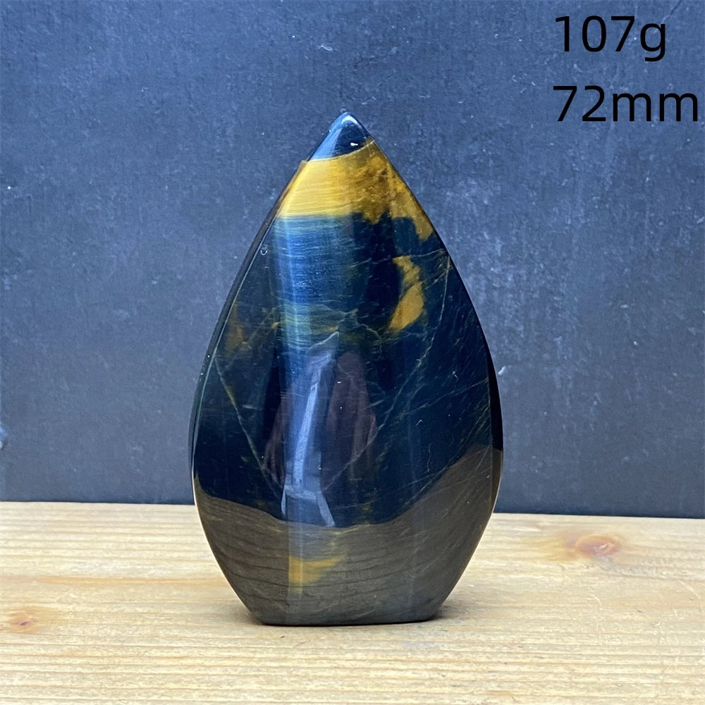 Natural Golden Blue Tigers Eye Torch