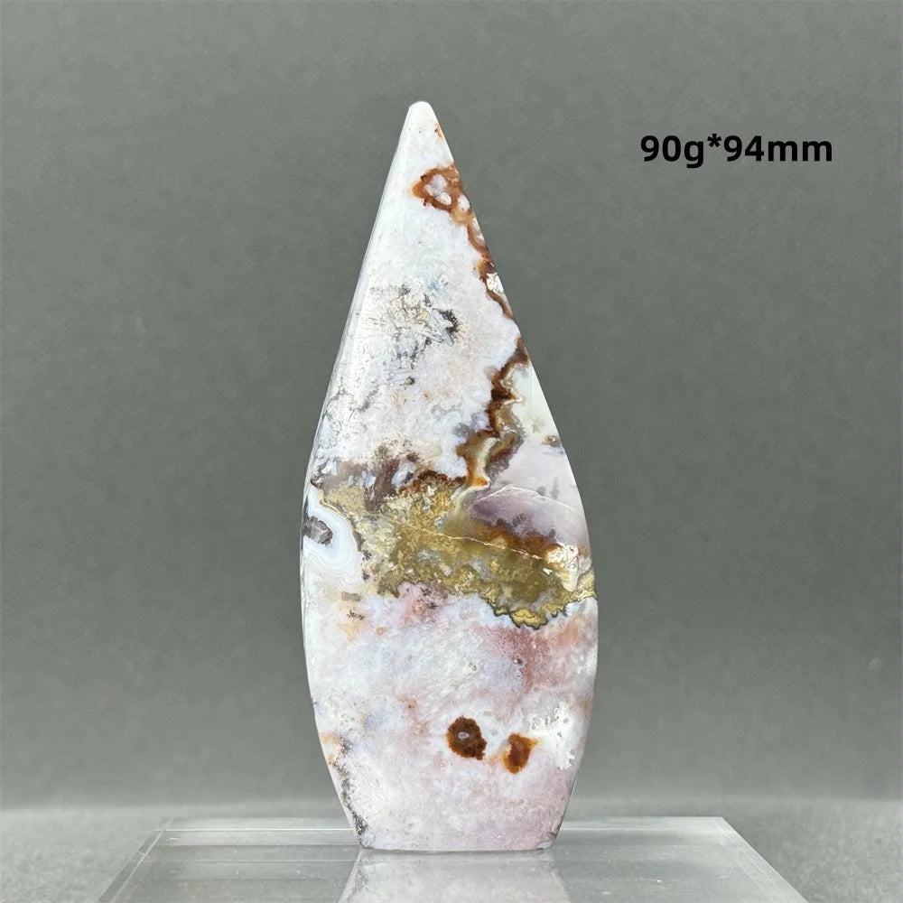 Natural Mexican Crazy Lace Agate Freeform Torch