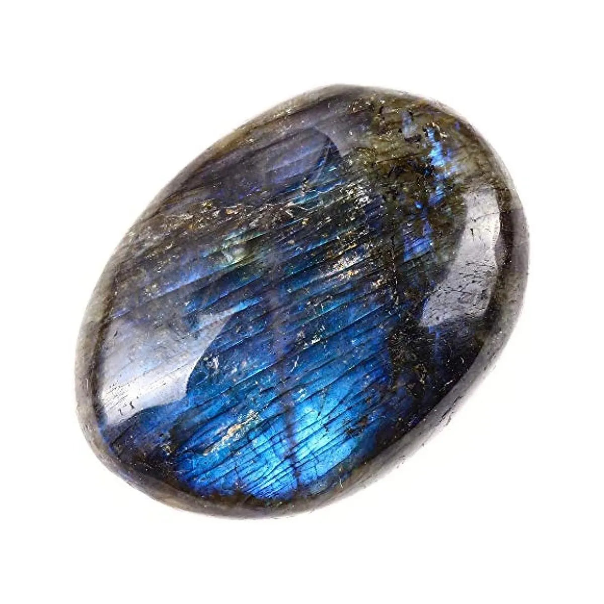 Pierres de paume en labradorite - Lot de deux