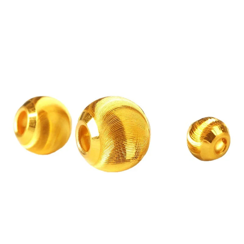 24k 999 Pure Gold Cat Eye Bead