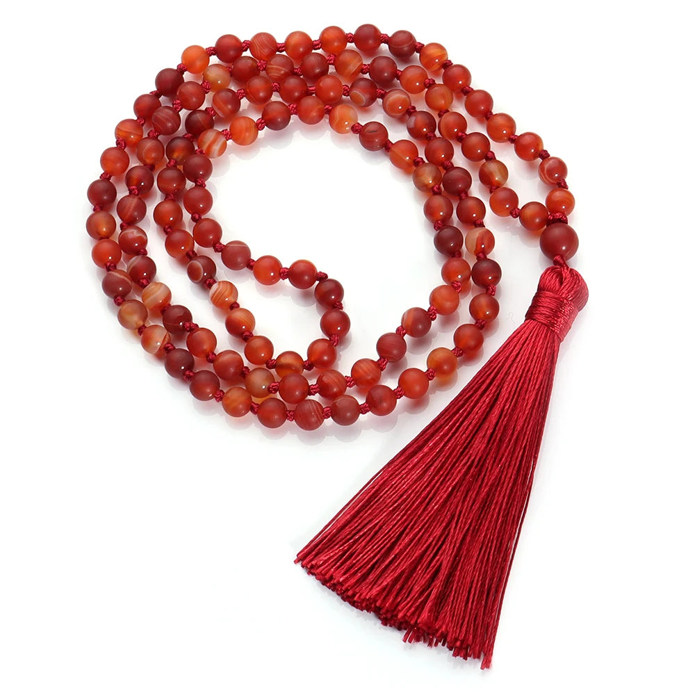 Collier de 108 perles Mala