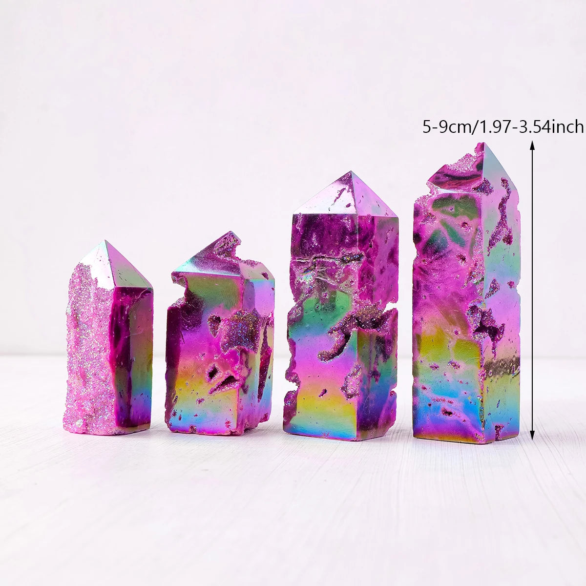 Aura Rose Sphalerite Rainbow Tower