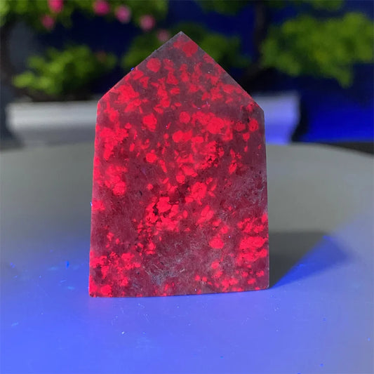 Natural Sapphire Four-Sided Column Tower