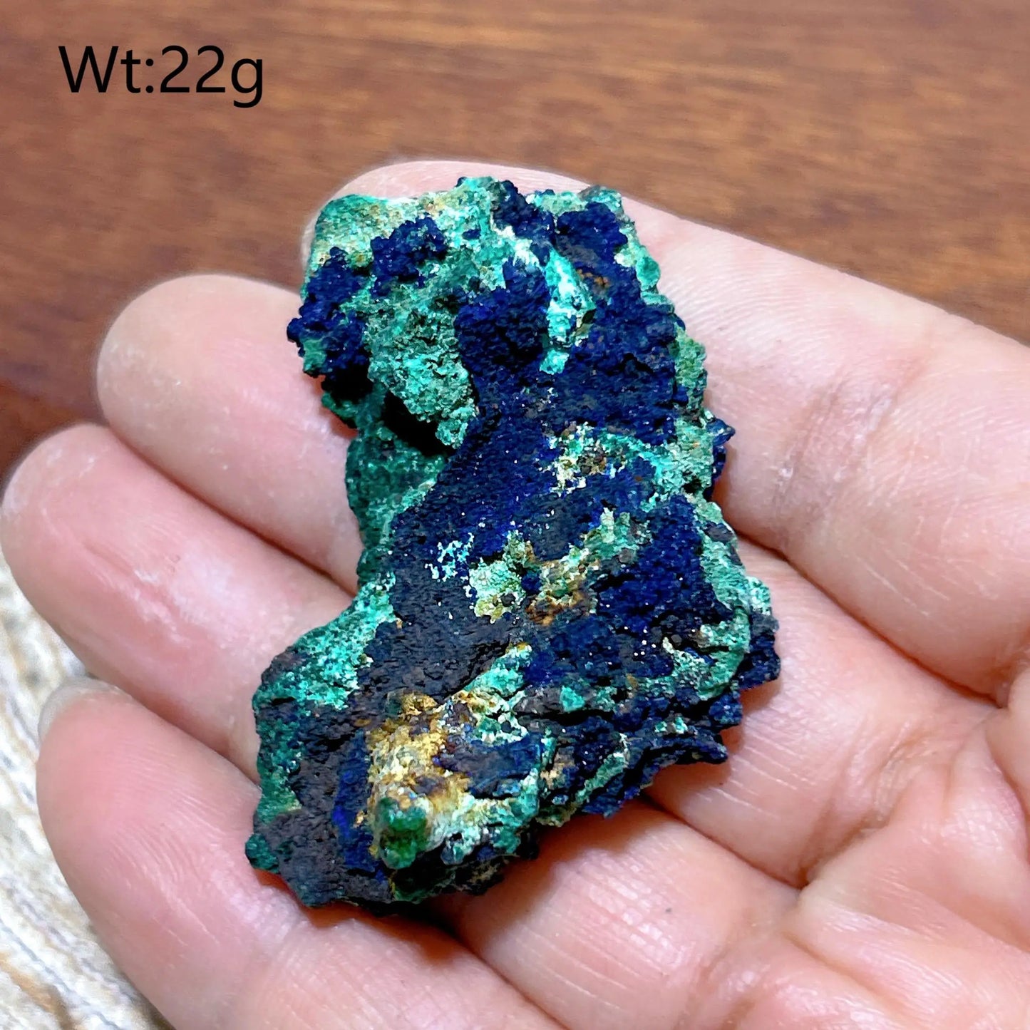 HQ Natural Chrysocolla With Azurite Specimen Medium