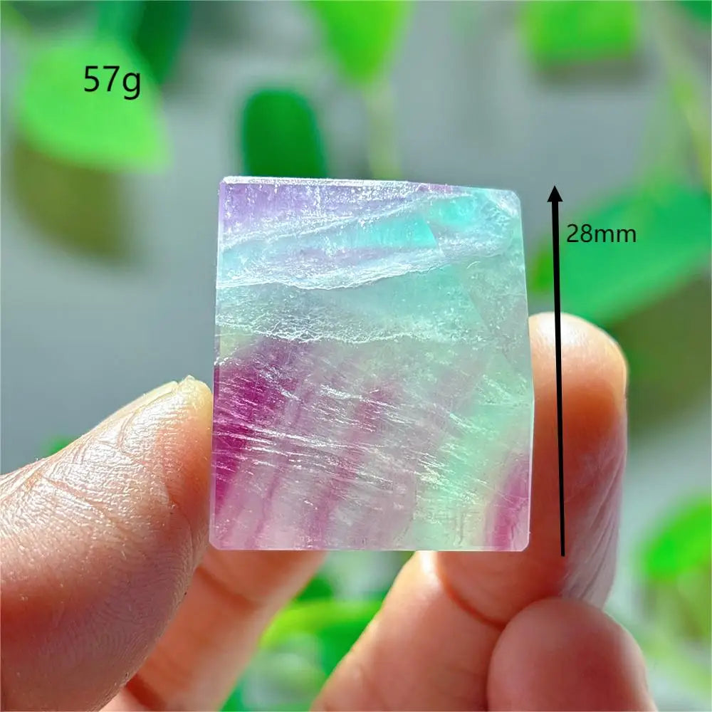 Natural Banded Candy Fluorite Cubes