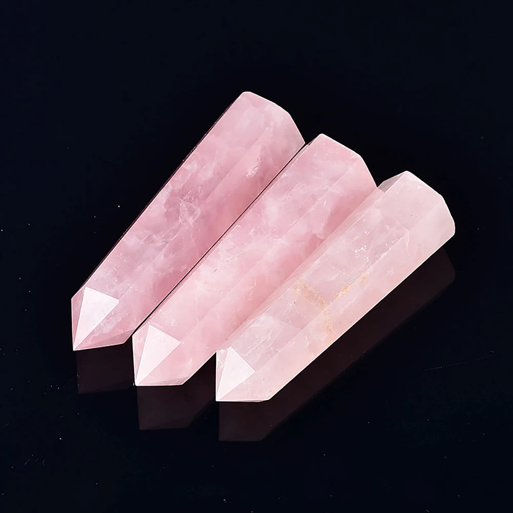 Tours de quartz rose
