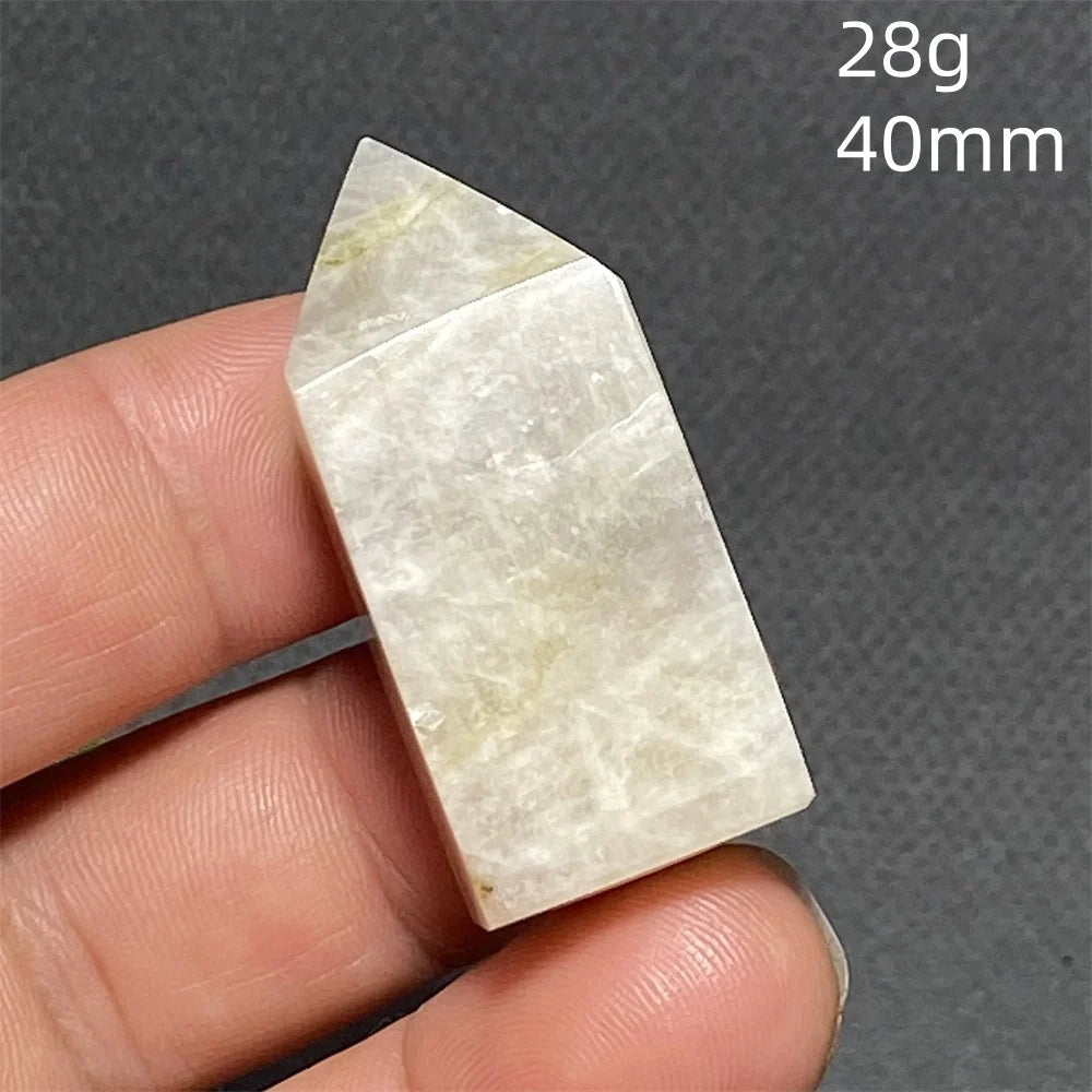 AAA Natural High Quality Blue Moonstone Tower