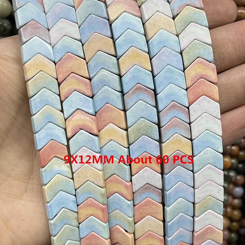 Pastel Rainbow Agate Bead Strand