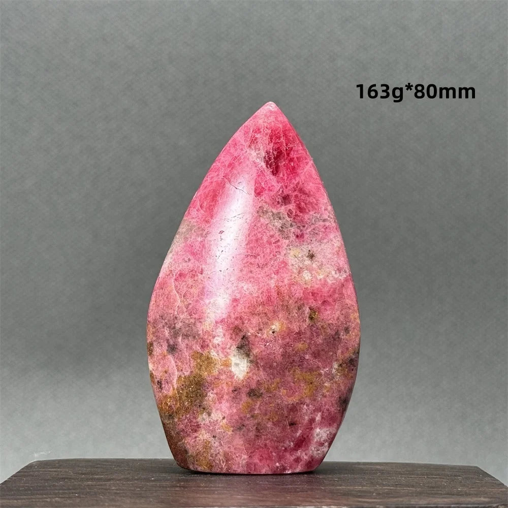 Natural Red Rhodochrosite Free-Form Torch