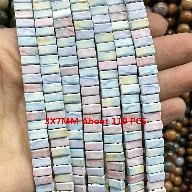 Pastel Rainbow Agate Bead Strand