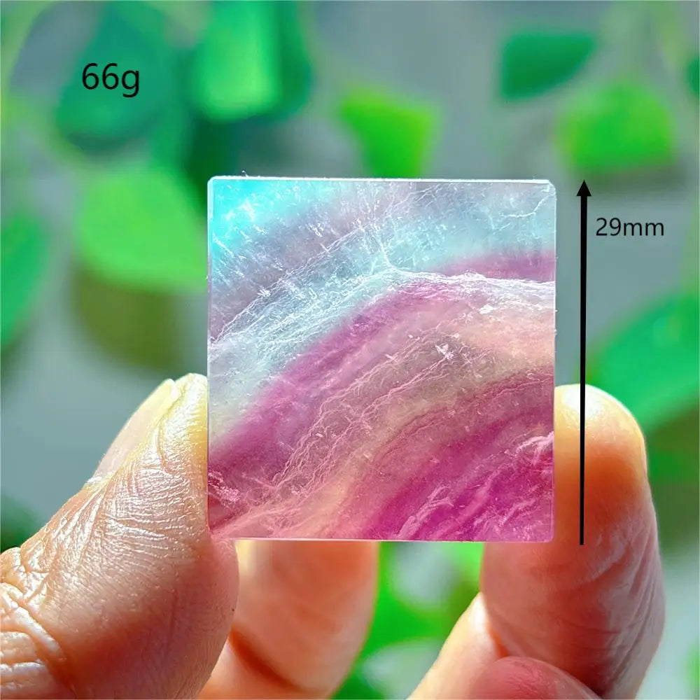 Natural Banded Candy Fluorite Cubes