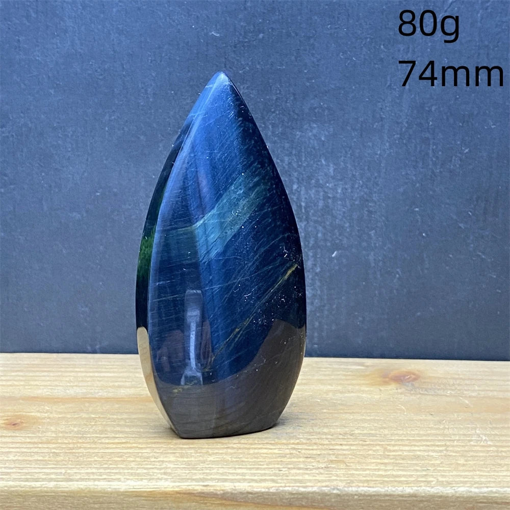 Natural Golden Blue Tigers Eye Torch