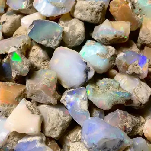 Natural Ethiopian Raw Welo Opal Nuggets