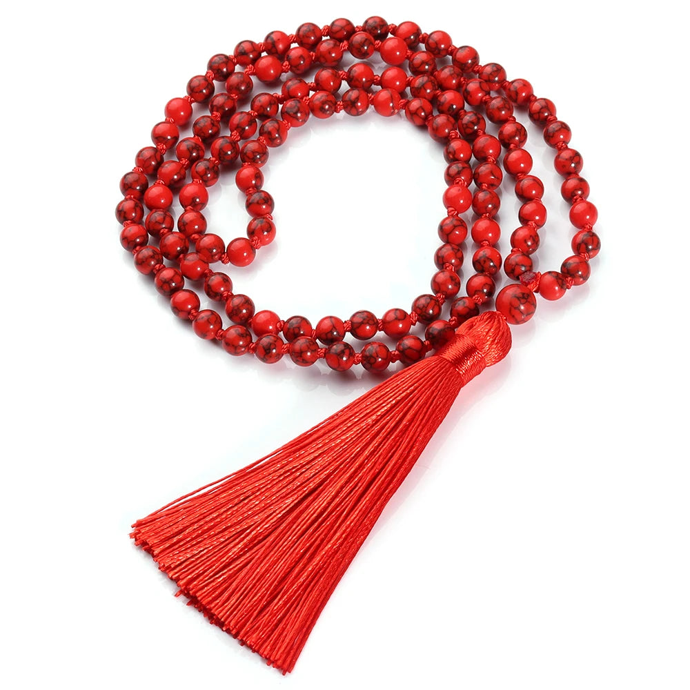 Collier de 108 perles Mala