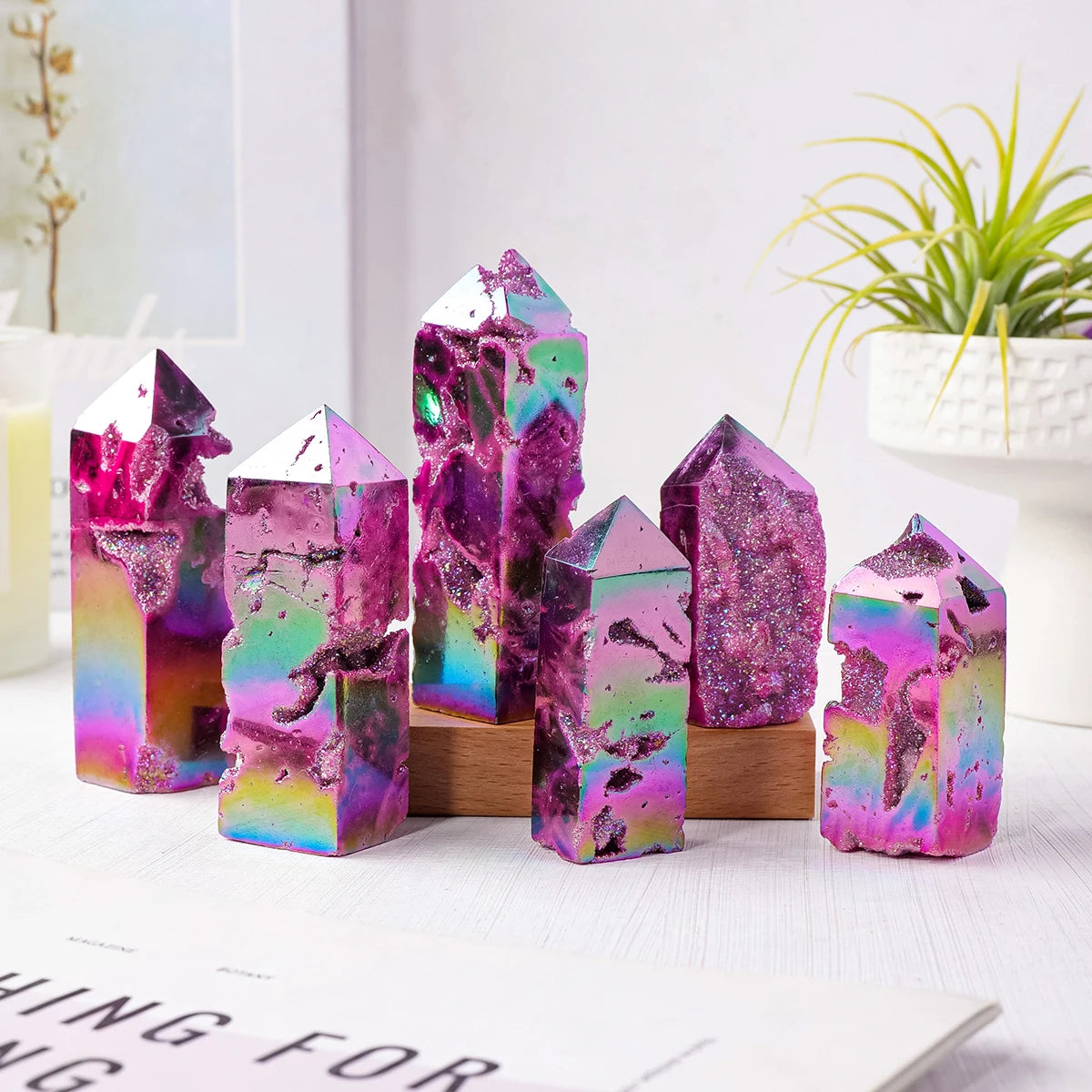 Aura Rose Sphalerite Rainbow Tower